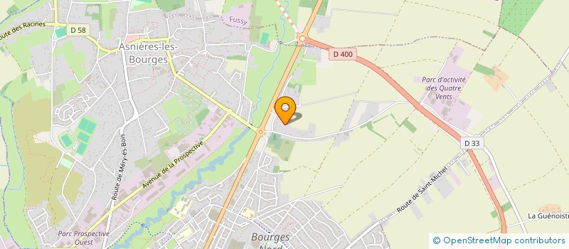 localisation de l'entreprise AND  BOURGES