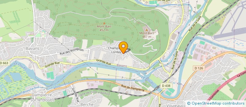 localisation de l'entreprise AND  BAVANS