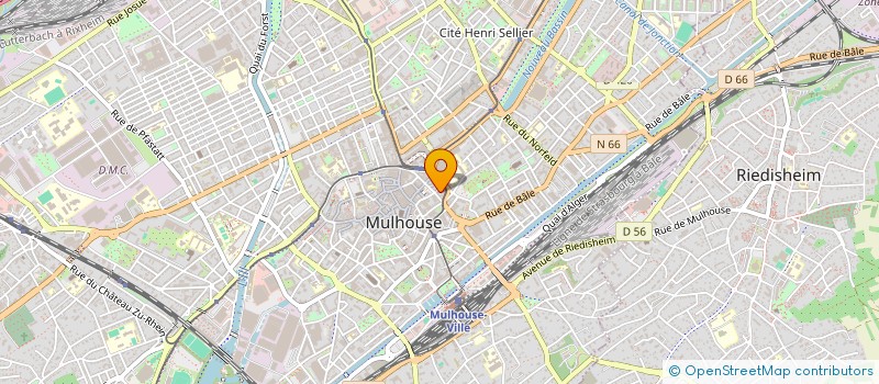 localisation de l'entreprise AND CO à MULHOUSE