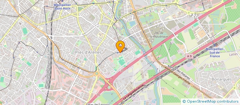 localisation de l'entreprise AND CONSTRUCTION à MONTPELLIER