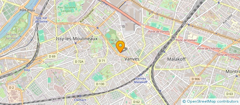 localisation de l'entreprise AND PARTENAIRES à VANVES