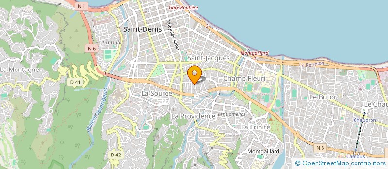 localisation de l'entreprise AND PRODUCTIONS à SAINT-DENIS