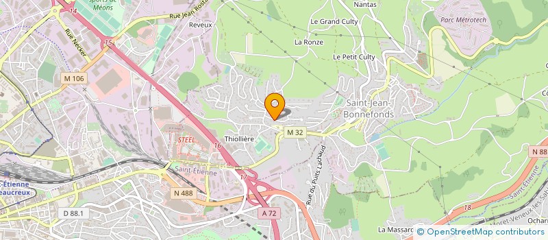 localisation de l'entreprise ANDA 2  SAINT-JEAN-BONNEFONDS