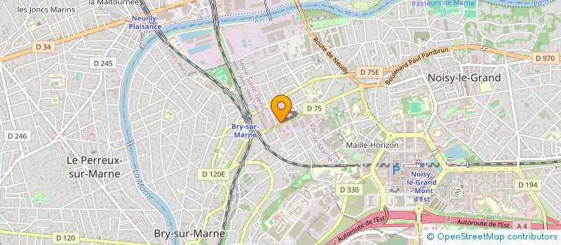 localisation de l'entreprise ANDA à NOISY-LE-GRAND