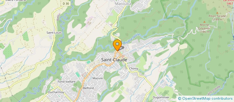 localisation de l'entreprise ANDA AQUITAINE à SAINT-CLAUDE