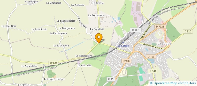 localisation de l'entreprise ANDAGAMA à MEAUCE