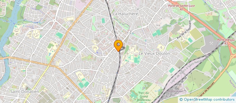 localisation de l'entreprise ANDAL PREVENTION à NANTES