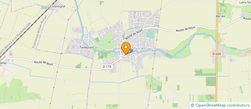 localisation de l'entreprise ANDALOU 19  SAINT-SYMPHORIEN