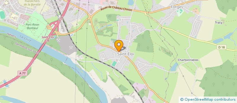 localisation de l'entreprise ANDALOU DANSES  SAINT-ELOI