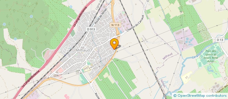 localisation de l'entreprise ANDALOUSART  MILHAUD