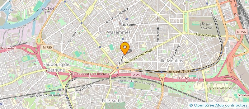 localisation de l'entreprise ANDALOUSE à LILLE