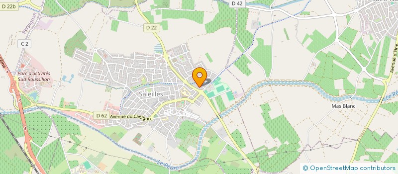 localisation de l'entreprise ANDALOUSIA  SALEILLES