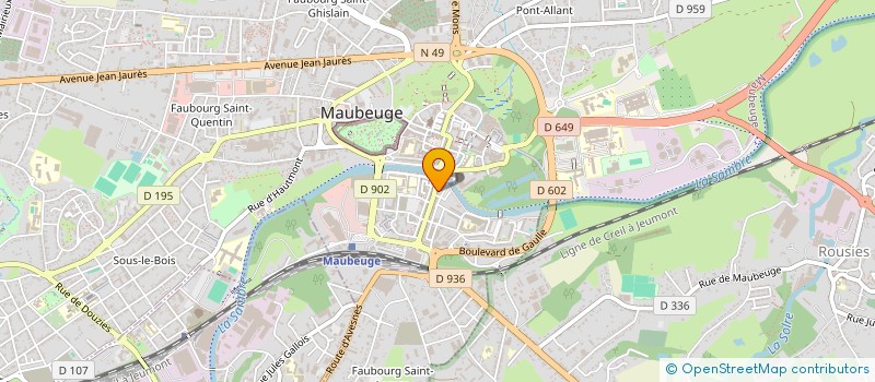 localisation de l'entreprise ANDALUCIA  MAUBEUGE