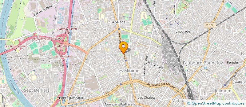 localisation de l'entreprise ANDALUCIA EN TOULOUSE à TOULOUSE