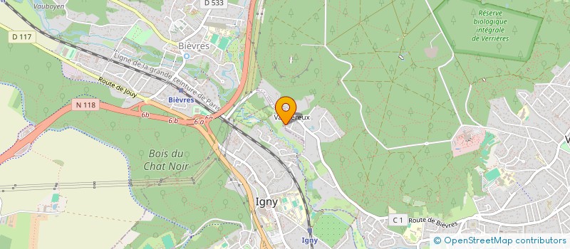 localisation de l'entreprise ANDAMIA à VERRIERES-LE-BUISSON