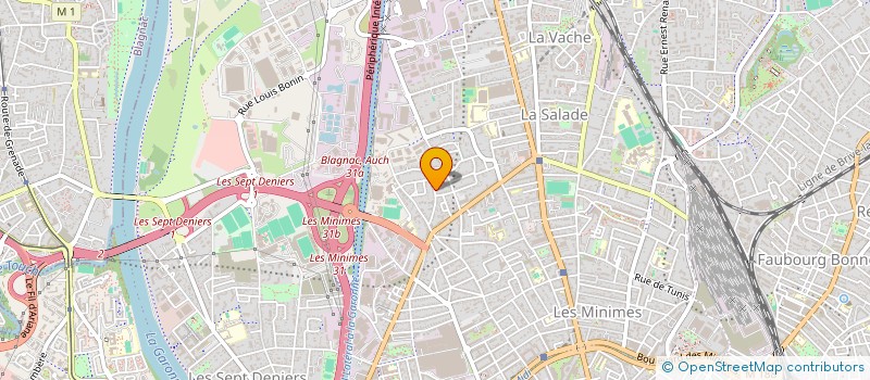localisation de l'entreprise ANDANGIN à TOULOUSE