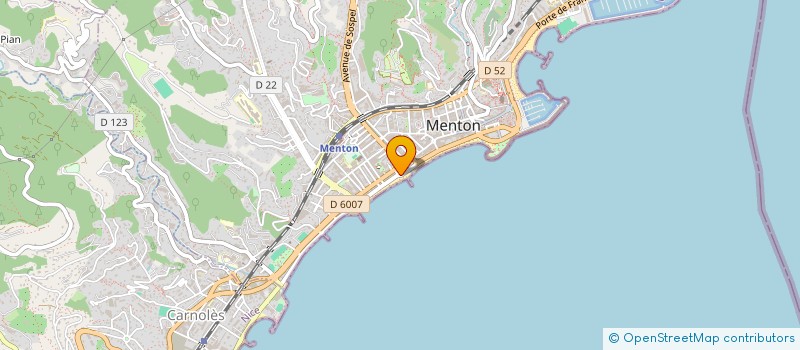 localisation de l'entreprise ANDANT HERVE ET PELE PASCAL  MENTON