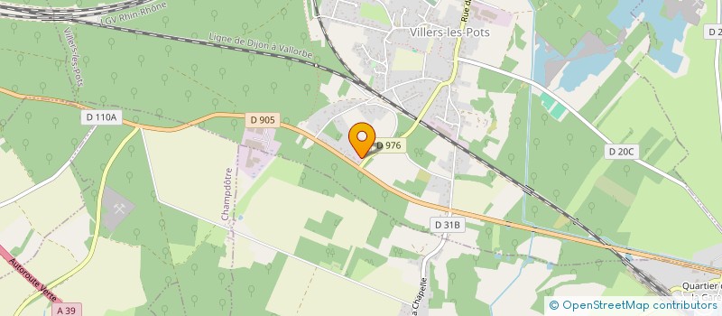localisation de l'entreprise ANDANTE FOODS FRANCE à VILLERS-LES-POTS