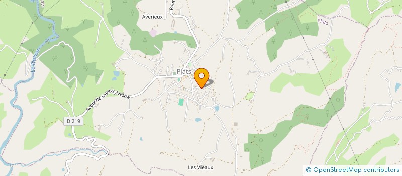 localisation de l'entreprise ANDANTVAL  PLATS