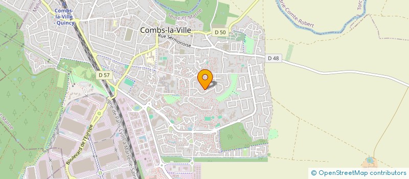 localisation de l'entreprise ANDAO TIKA  COMBS-LA-VILLE