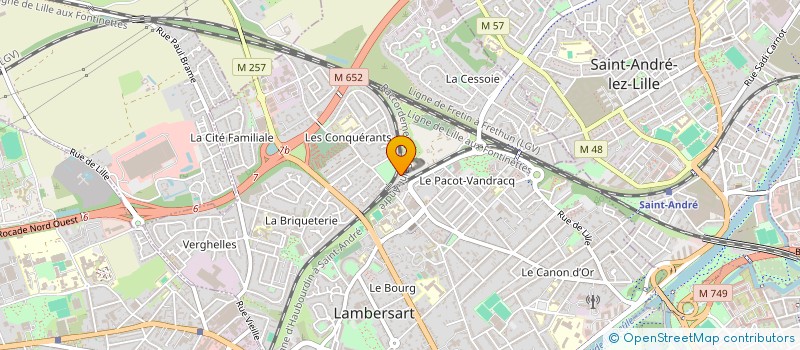 localisation de l'entreprise ANDARA CUISINE à LAMBERSART