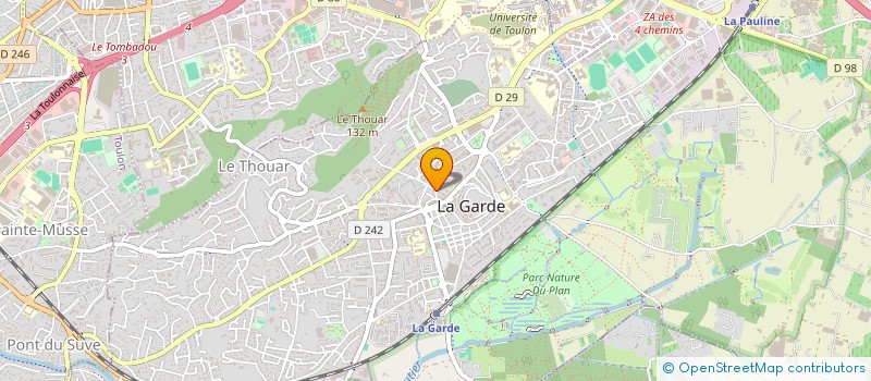 localisation de l'entreprise ANDARA INVEST à LA GARDE