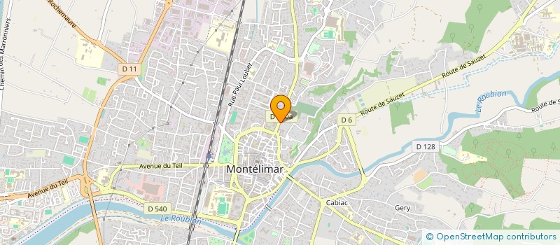 localisation de l'entreprise ANDARELLI  MONTELIMAR