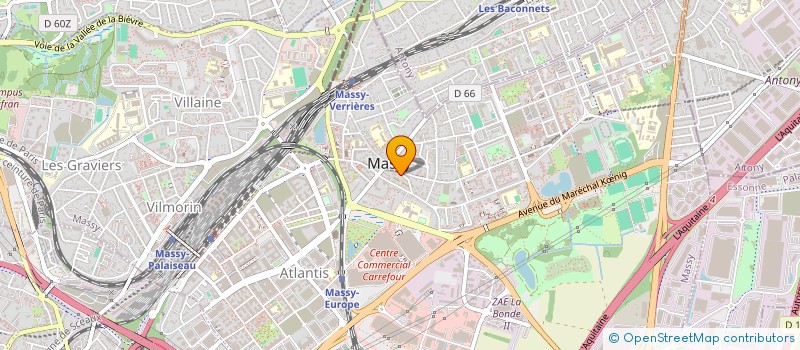 localisation de l'entreprise ANDARES à MASSY