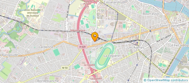 localisation de l'entreprise ANDARES PLURIMUNDI à TOULOUSE