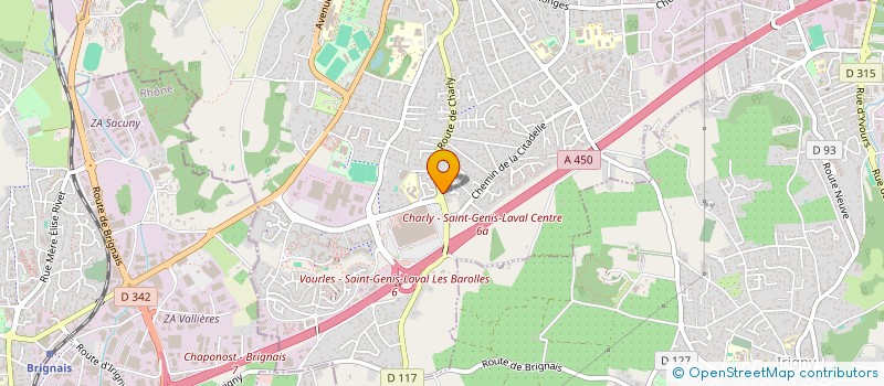 localisation de l'entreprise ANDARTA ROBOTICS à SAINT-GENIS-LAVAL
