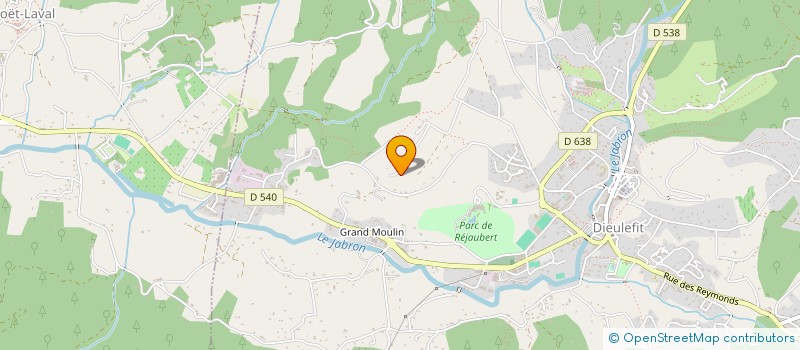 localisation de l'entreprise ANDAUL  DIEULEFIT