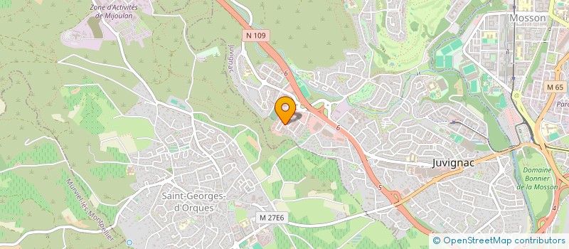 localisation de l'entreprise ANDAVERA  JUVIGNAC