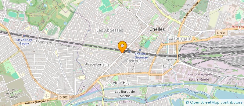 localisation de l'entreprise ANDCAR TRANS à CHELLES