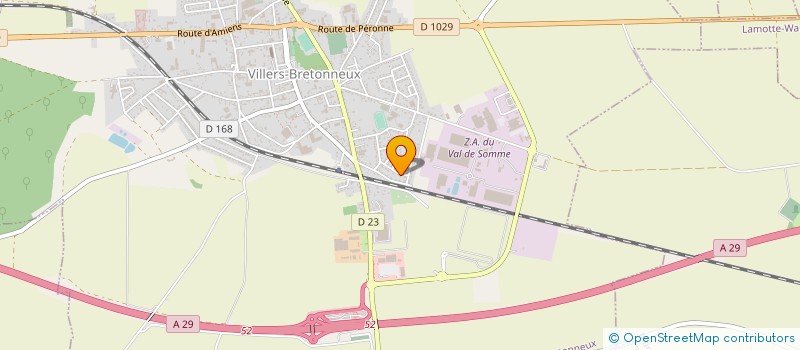 localisation de l'entreprise ANDCO à VILLERS-BRETONNEUX