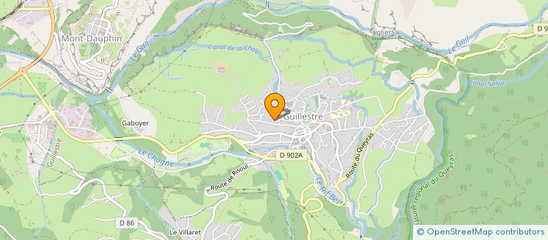 localisation de l'entreprise ANDECO à GUILLESTRE