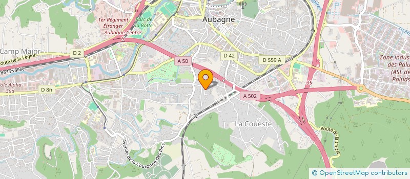 localisation de l'entreprise ANDEJEAN à AUBAGNE