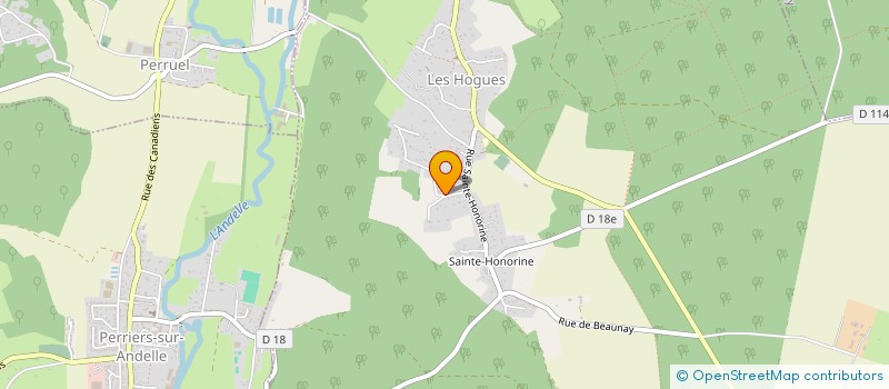 localisation de l'entreprise ANDEL PACKAGING CONSEILS à LES HOGUES