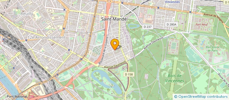 localisation de l'entreprise ANDELE à SAINT-MANDE