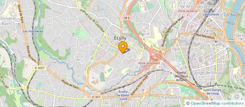 localisation de l'entreprise ANDEMA  ECULLY