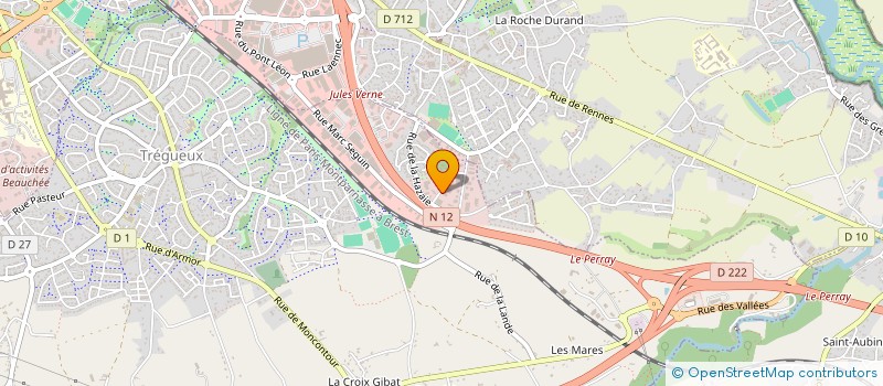 localisation de l'entreprise ANDEMA  TREGUEUX