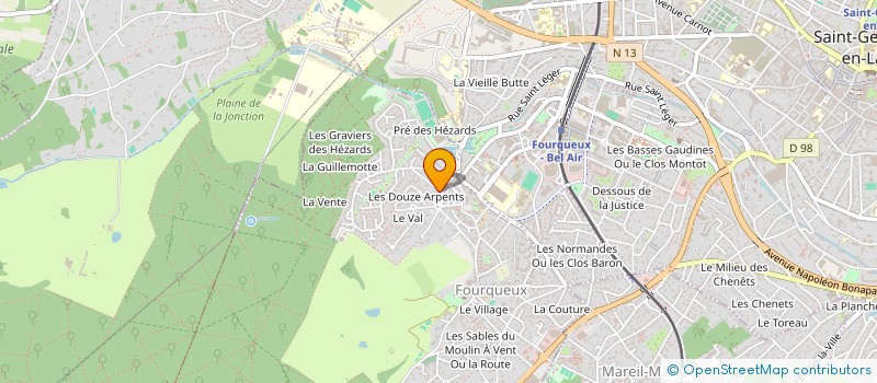 localisation de l'entreprise ANDEMAX  SAINT-GERMAIN-EN-LAYE