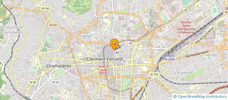 localisation de l'entreprise ANDEMIK à CLERMONT-FERRAND