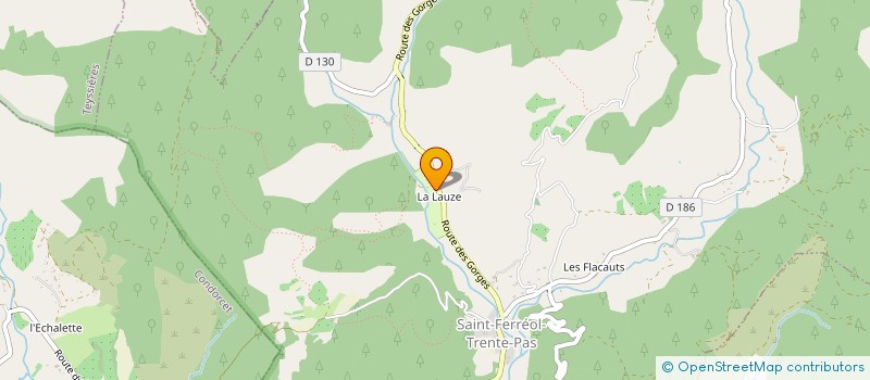 localisation de l'entreprise ANDEOL - JOUVE  SAINT-FERREOL-TRENTE-PAS