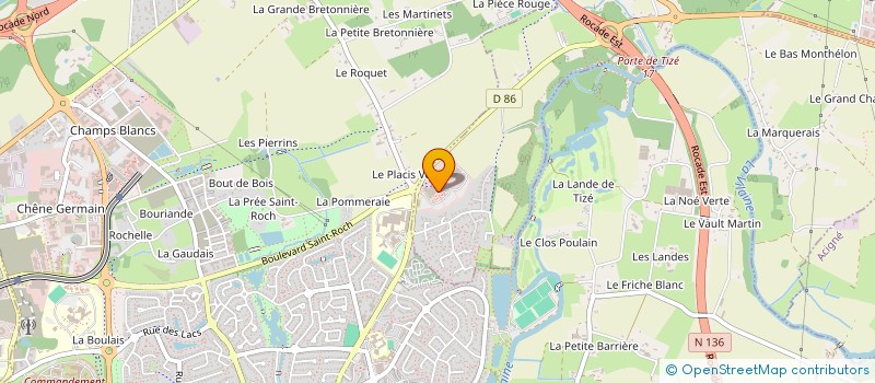 localisation de l'entreprise ANDEOLE  THORIGNE-FOUILLARD