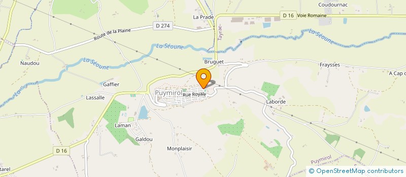 localisation de l'entreprise ANDEP  PUYMIROL