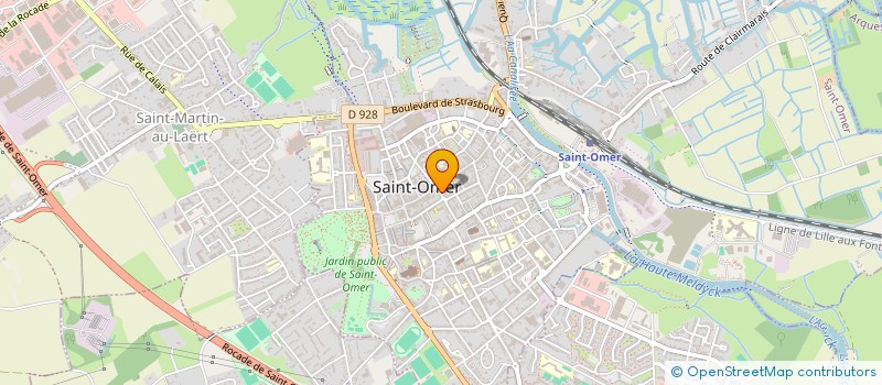 localisation de l'entreprise ANDER à SAINT-OMER