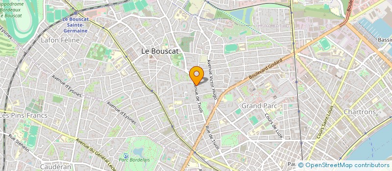 localisation de l'entreprise ANDER MOS  LE BOUSCAT