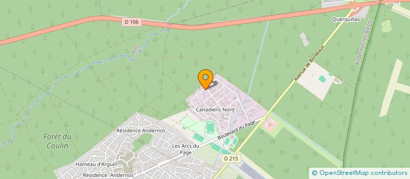 localisation de l'entreprise ANDER NAUTIC à ANDERNOS-LES-BAINS