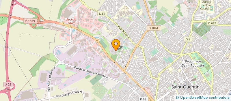 localisation de l'entreprise ANDERES BRODERIES à SAINT-QUENTIN