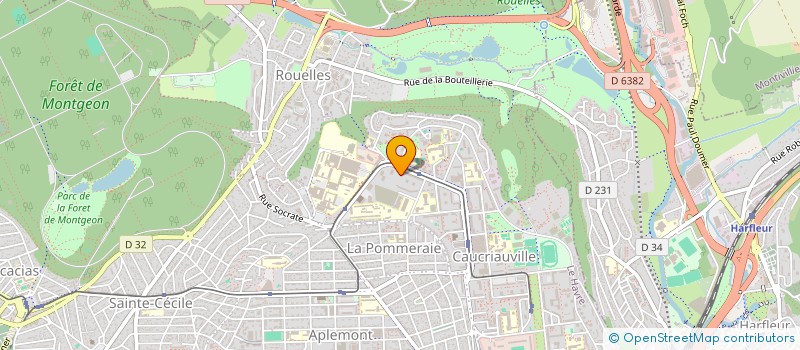 localisation de l'entreprise ANDERIS ESPORT à LE HAVRE